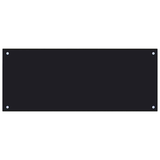 Vidaxl spatscherm keuken 100x40 cm gehard glas zwart