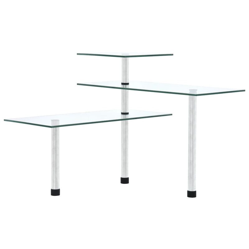 Load image into Gallery viewer, Vidaxl hoekkastje keuken 3-laags gehard glas
