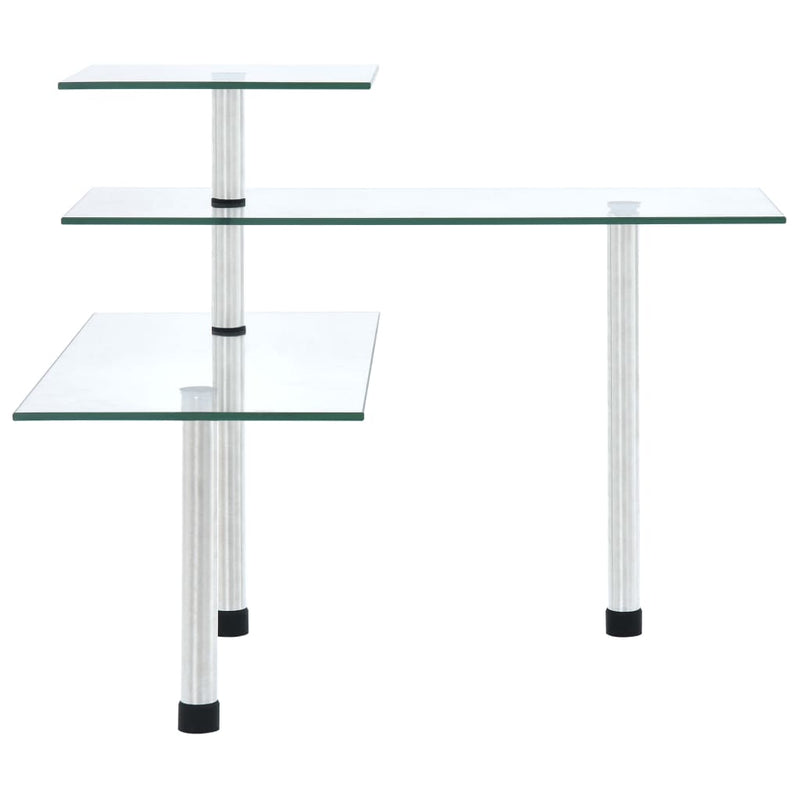 Load image into Gallery viewer, Vidaxl hoekkastje keuken 3-laags gehard glas
