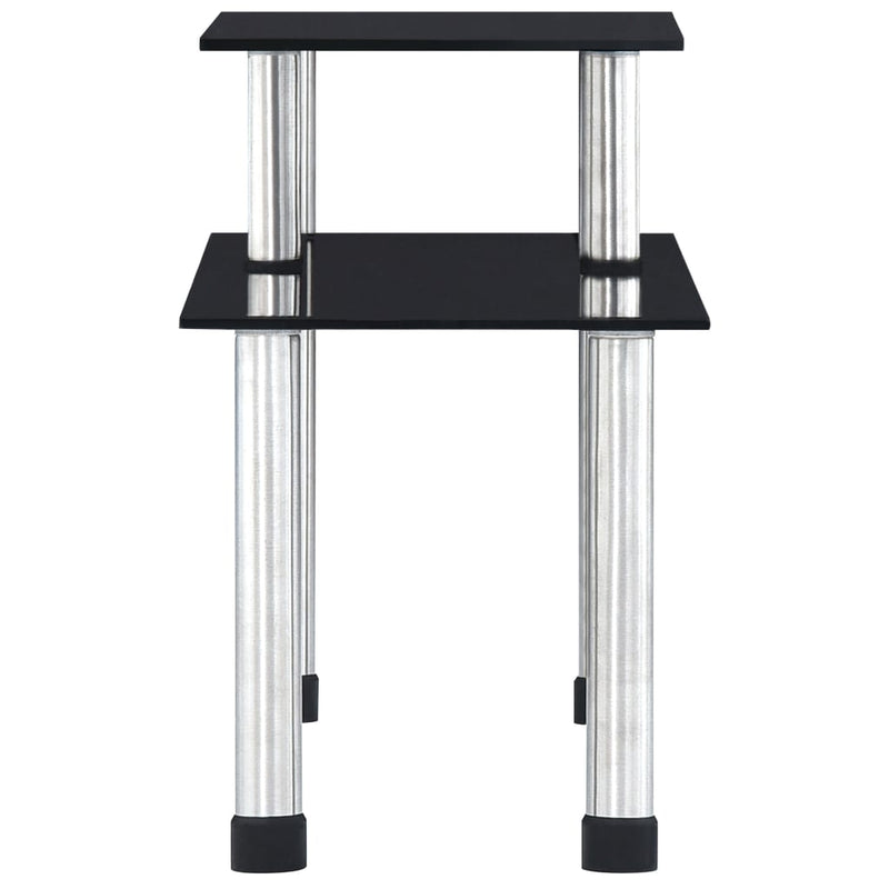 Load image into Gallery viewer, Vidaxl keukenschap 45x16x26 cm gehard glas zwart
