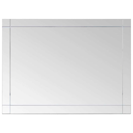 Vidaxl wandspiegel 60x50 cm glas