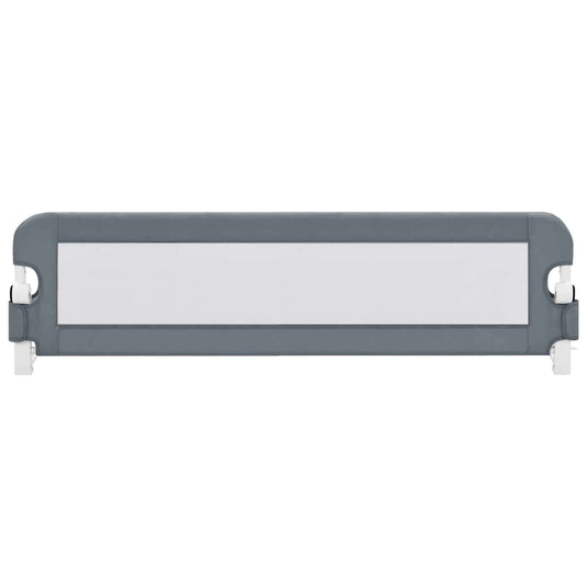 Vidaxl bedhekje peuter 150x42 cm polyester grijs