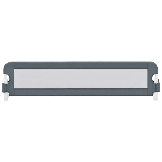 Vidaxl bedhekje peuter 180x42 cm polyester grijs