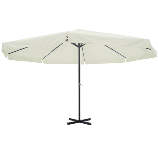 Vidaxl parasol samos 500 cm aluminium wit