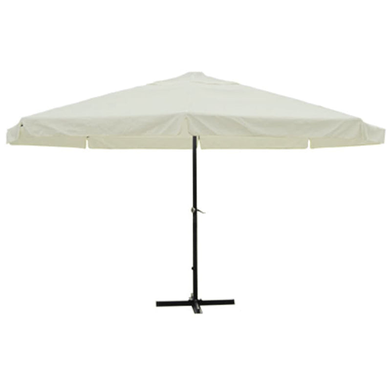 Load image into Gallery viewer, VidaXL Parasol Samos 500 cm aluminium wit
