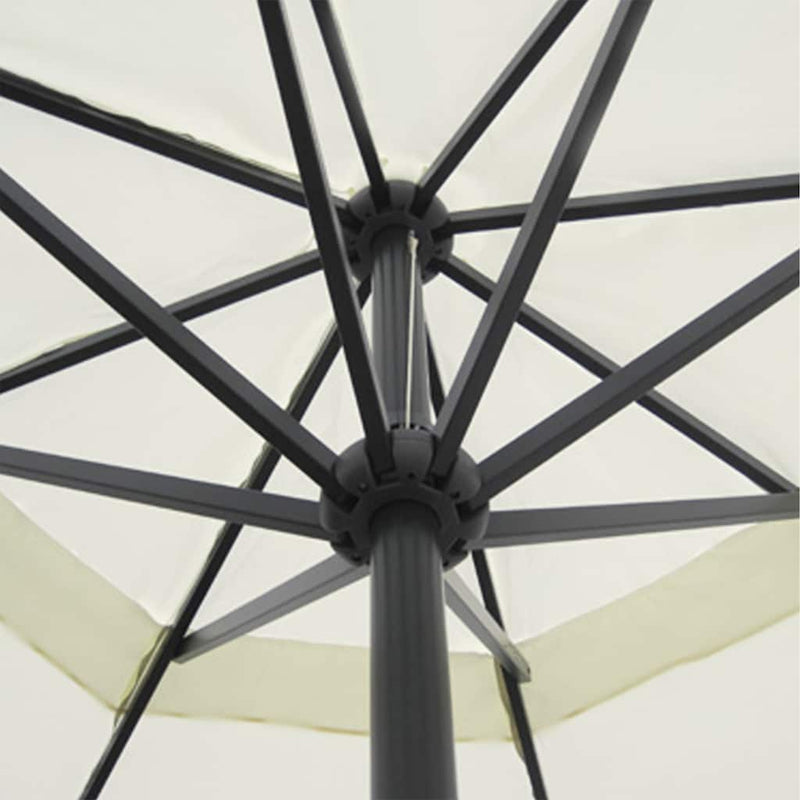 Load image into Gallery viewer, Vidaxl parasol samos 500 cm aluminium wit
