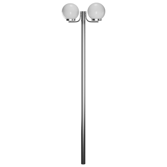 VidaXL Tuinlantaarn met 2 peertjes 220 cm