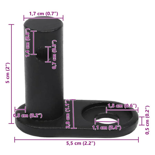 Vidaxl koppeling voor fietsaanhanger