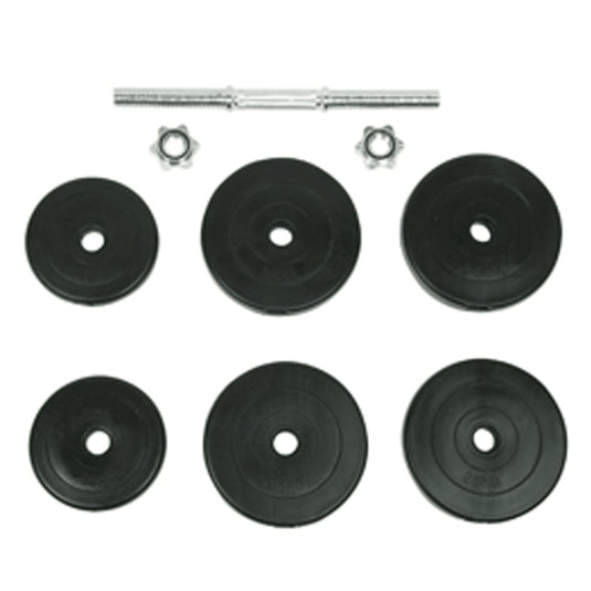 Vidaxl 9-delige halterset 15 kg