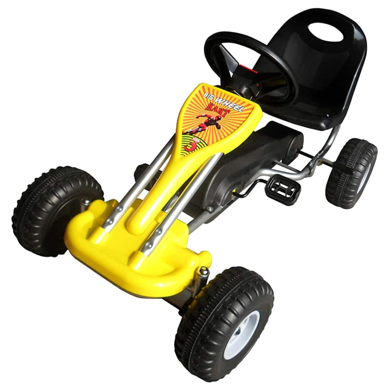 Load image into Gallery viewer, Vidaxl skelter met pedalen geel
