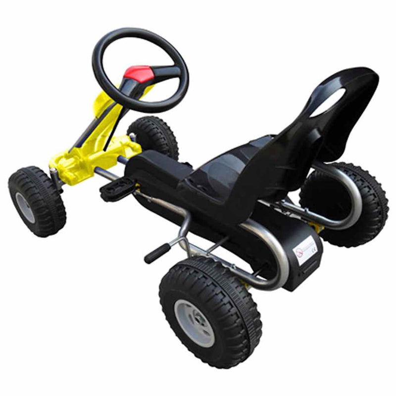 Load image into Gallery viewer, Vidaxl skelter met pedalen geel
