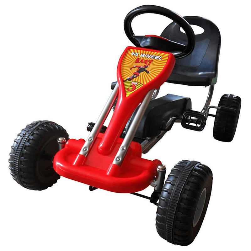 Load image into Gallery viewer, Vidaxl skelter met pedalen rood
