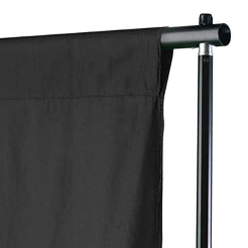 Load image into Gallery viewer, Vidaxl achtergrond zonder standaard 300x300 cm katoen zwart
