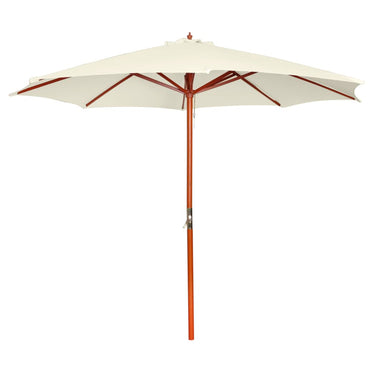 Vidaxl parasol 300x258 cm zandwit