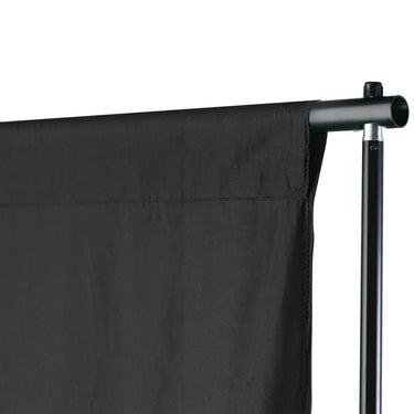 Vidaxl achtergrondsysteem 600x300 cm zwart