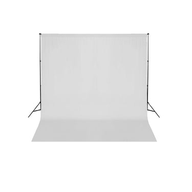 Vidaxl achtergrondsysteem 600x300 cm wit