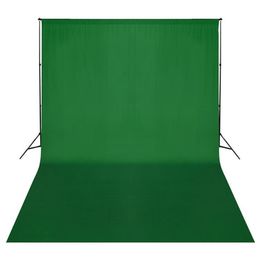 Vidaxl achtergrondsysteem 500x300 cm groen