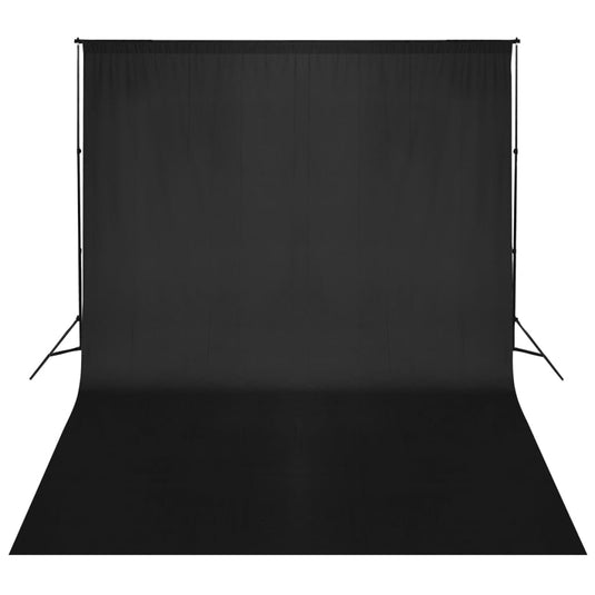 Vidaxl achtergrondsysteem 500x300 cm zwart