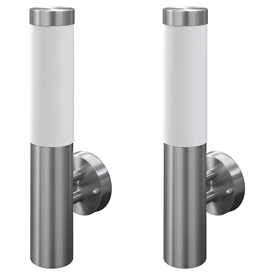 Vidaxl buitenlamp rvs savona (2 stuks)