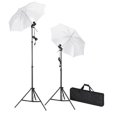 Vidaxl studioset met witte achtergrond en lampen 600x300 cm