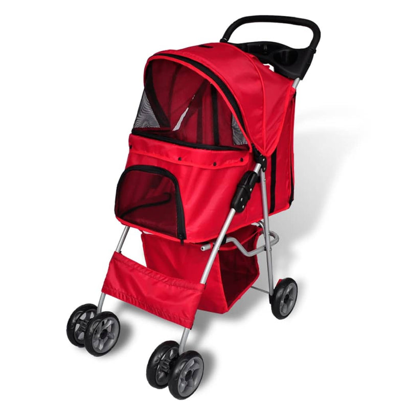 Load image into Gallery viewer, Vidaxl wandelwagen voor hond rood
