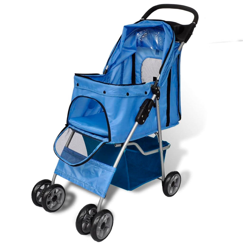 Load image into Gallery viewer, Vidaxl wandelwagen voor hond blauw
