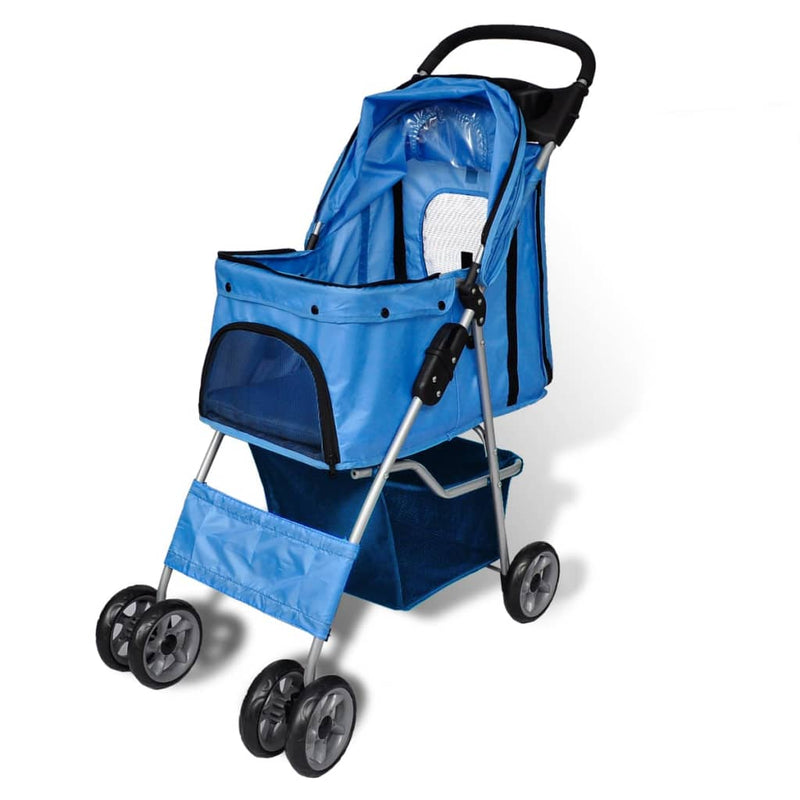 Load image into Gallery viewer, Vidaxl wandelwagen voor hond blauw
