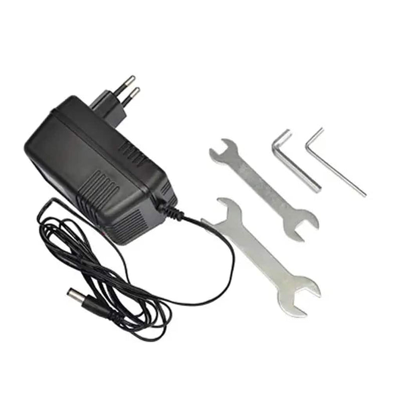 Load image into Gallery viewer, Vidaxl step elektrisch met zitje 120 w zwart

