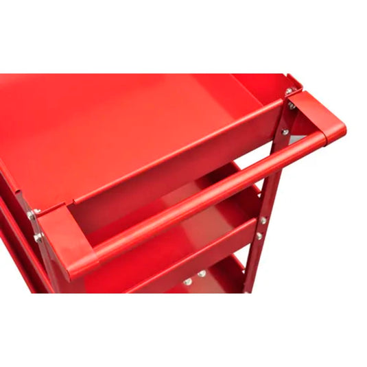 Vidaxl gereedschapswagen 100 kg rood