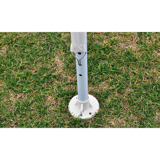 VidaXL Tuinprieel met piramidedak 3x3 m