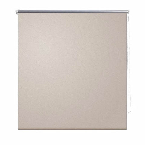 Vidaxl rolgordijn verduisterend 100 x 175 cm beige