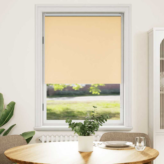 Vidaxl rolgordijn verduisterend 104,4 x 175 cm stofbreedte 100 cm beige