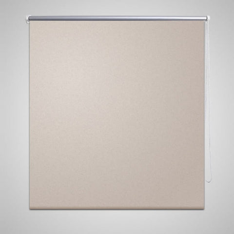 Vidaxl rolgordijn verduisterend 100 x 175 cm beige