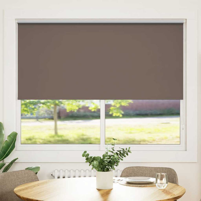 Load image into Gallery viewer, Vidaxl rolgordijn verduisterend 144,4 x 175 cm stofbreedte 140 cm koffiebruin
