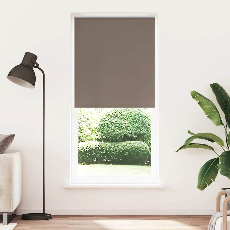 Load image into Gallery viewer, Vidaxl rolgordijn verduisterend 84,4 x 230 cm stofbreedte 80 cm koffiebruin
