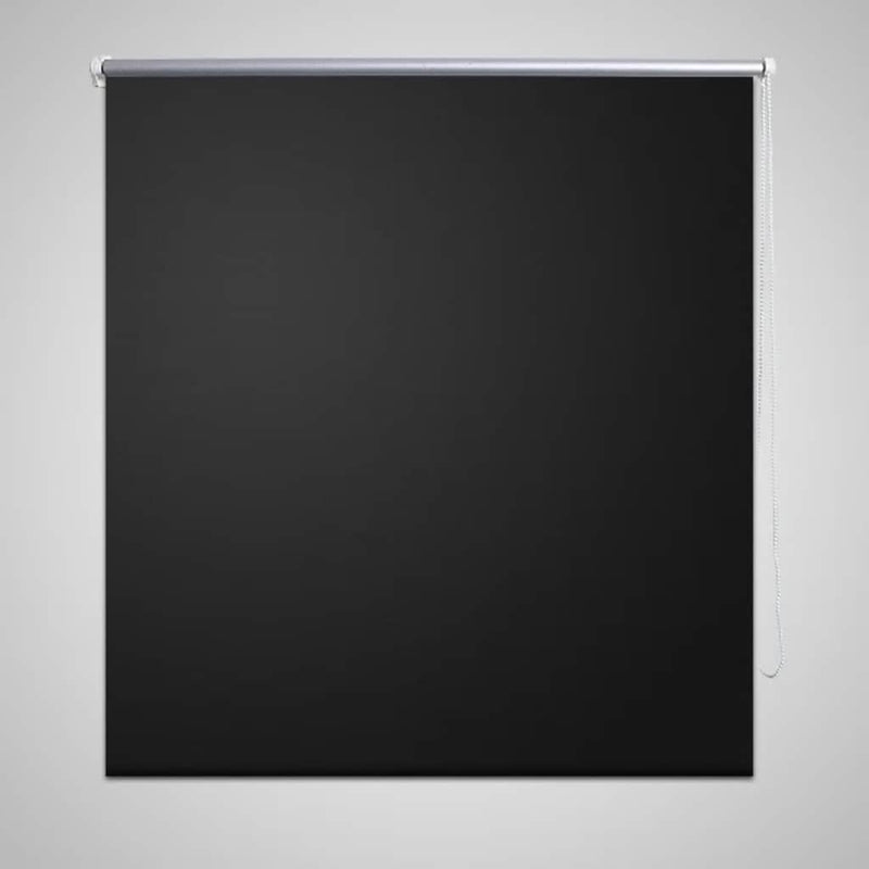 Load image into Gallery viewer, Vidaxl rolgordijn verduisterend 80x230 cm zwart
