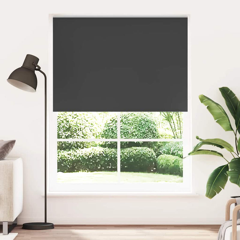 Load image into Gallery viewer, Vidaxl rolgordijn verduisterend 144,4 x 230 cm stofbreedte 140 cm zwart
