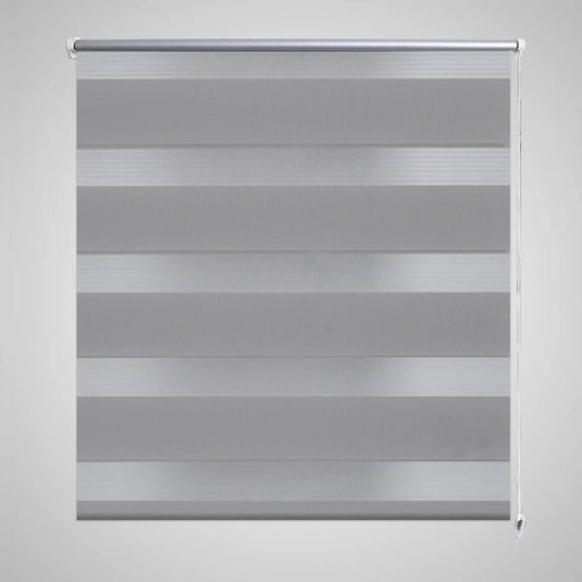Vidaxl duo rolgordijn 40x100cm grijs