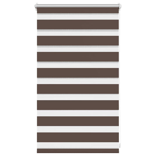 VidaXL Duo Rolgordijn 50x100cm Koffiebruin