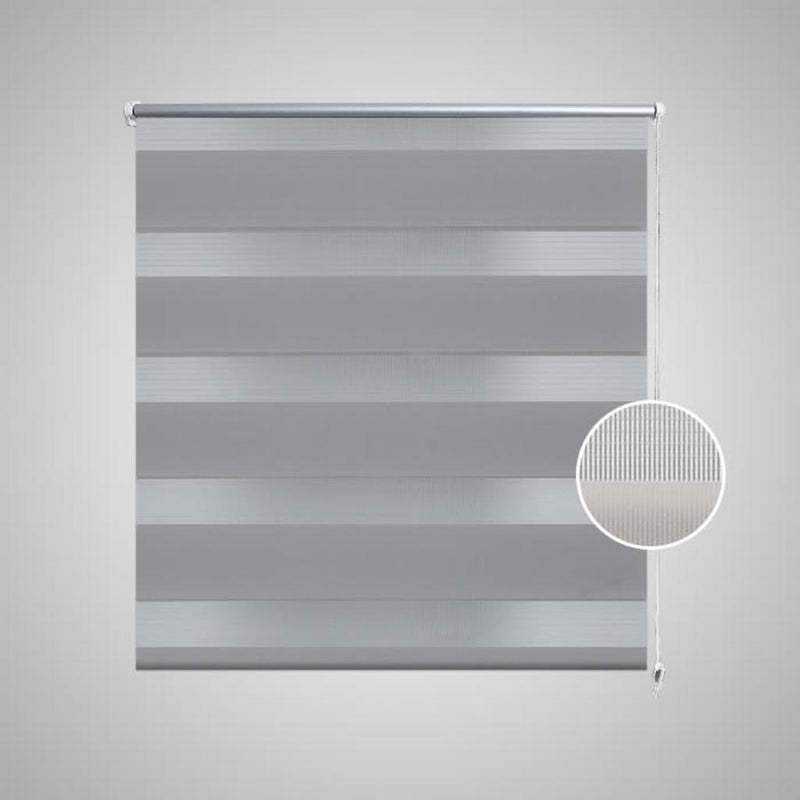 Load image into Gallery viewer, Vidaxl duo rolgordijn 60x120cm grijs
