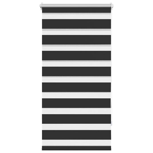 VidaXL Duo Rolgordijn 60x120cm Zwart