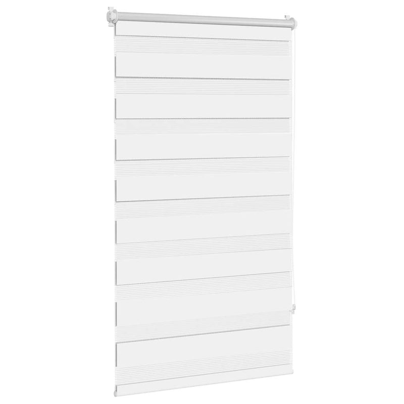 Load image into Gallery viewer, Vidaxl zebra rolgordijn 70,9 x 120 cm stofbreedte 66,7 cm wit
