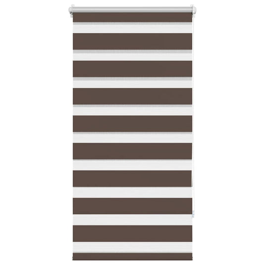Vidaxl duo rolgordijn 80x150cm koffiebruin
