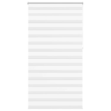 Vidaxl zebra rolgordijn 120,9 x 230 cm stofbreedte 116,7 cm wit