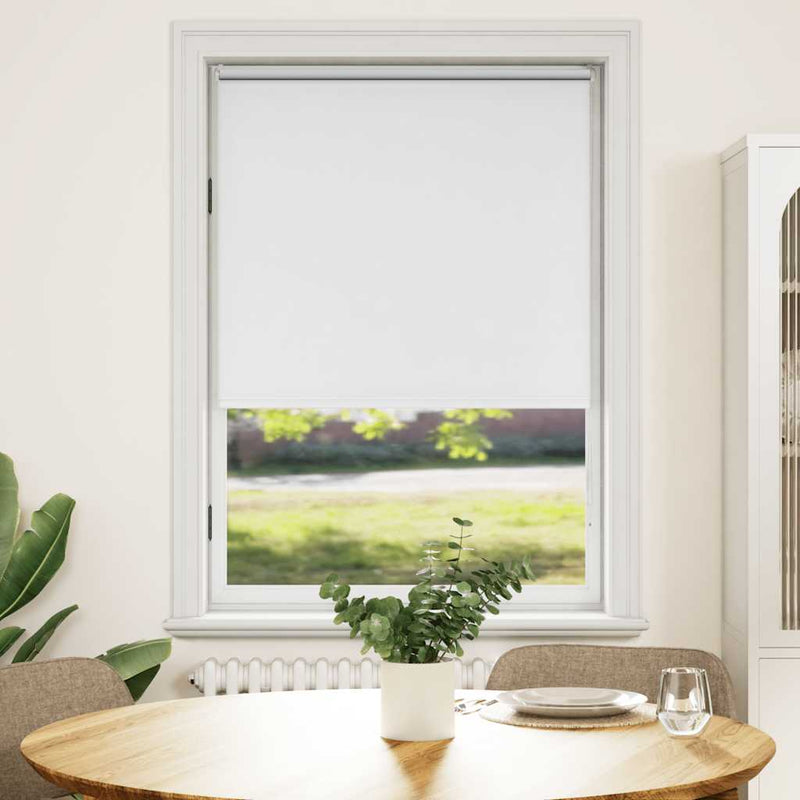 Load image into Gallery viewer, Vidaxl rolgordijn verduisterend 84,4 x 175 cm stofbreedte 80 cm wit
