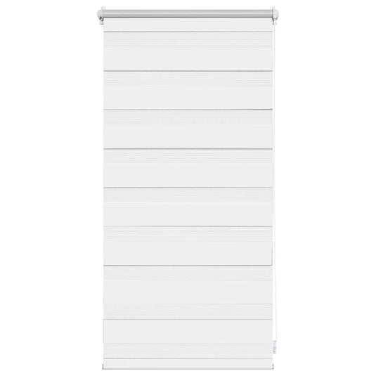 Vidaxl zebra rolgordijn 40,9 x 100 cm stofbreedte 36,7 cm wit