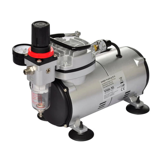 Vidaxl airbrush-compressorset met 2 pistolen