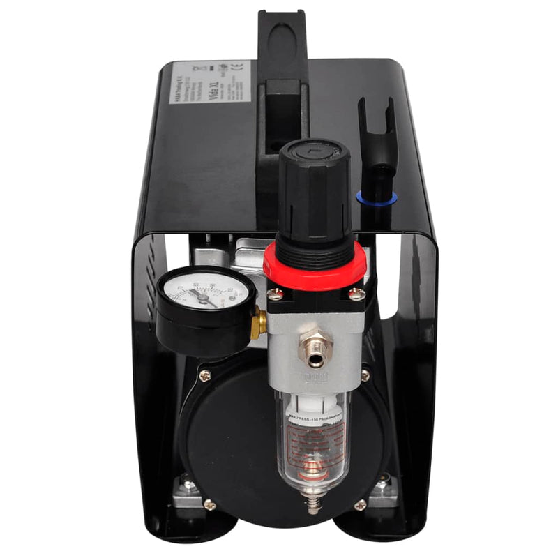 Load image into Gallery viewer, Vidaxl airbrush compressorset met 3 pistolen
