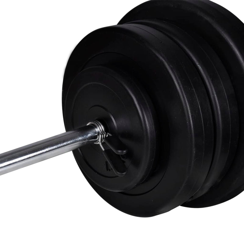 Load image into Gallery viewer, VidaXL Barbellen dumbbellset 60,5 kg
