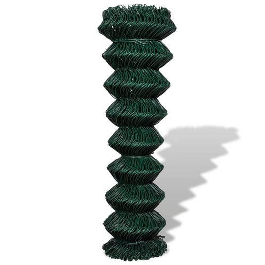 Vidaxl gaashek 1,5x15 m staal groen